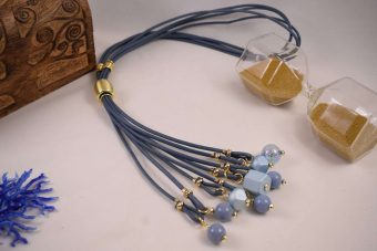 Alternative view of Collana Sarah 2 avio celeste