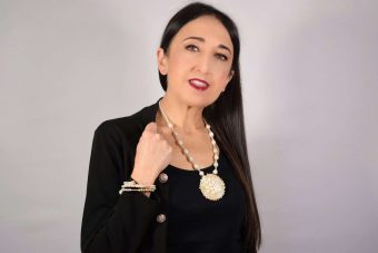 Collana Doris bianco perla
