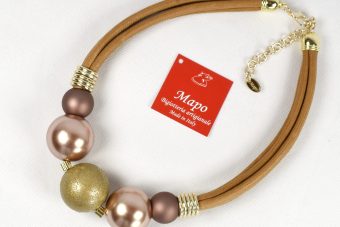 Collana Betty cuoio