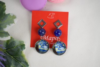 Orecchini Petra royal blu