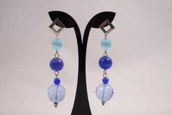 Alternative view of Orecchini Gaia azzurri