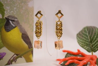 Orecchini Romina champagne