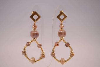 Alternative view of Orecchini Maddy beige ramato